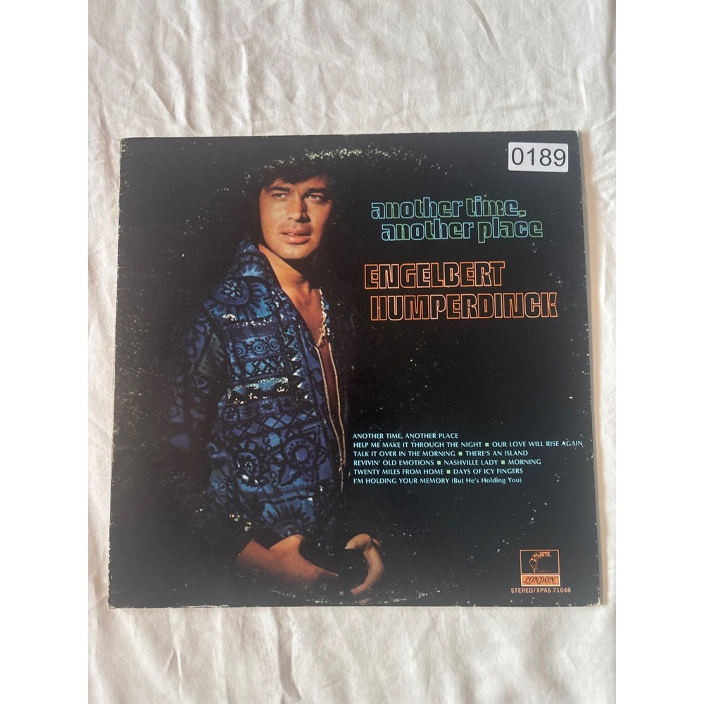 Engelbert Humperdinck Another Time Another Place Vinyl  12" Black Good 1971 Pop
